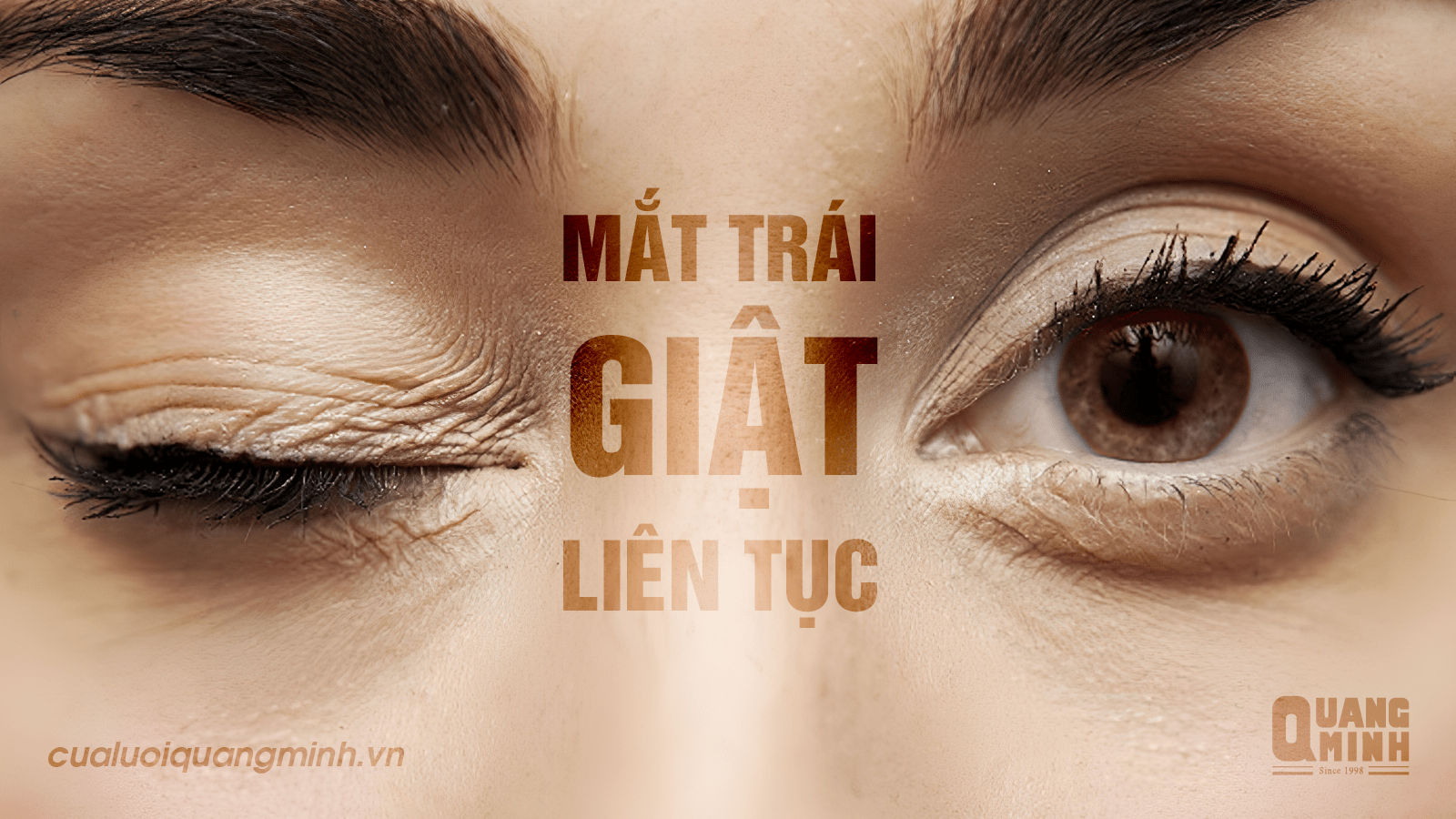 Ảnh bìa mắt trái giật liên tục